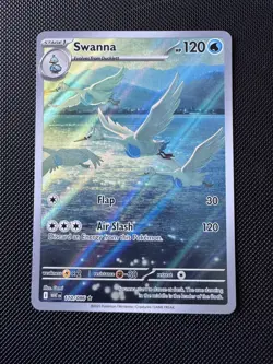 Pokemon TCG Swanna White Flare Illustration Rare Card 110/086 - Image 1