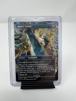 Buster Sword (Borderless) NON FOIL Final Fantasy, MTG: Magic the Gathering #351 - Image 1