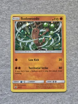 Sudowoodo SM207 Sun & Moon Black Star Promo Holo Pokemon Card - Image 1