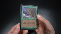 Giant Growth Magic Card Alpha LEA MTG - Image 2