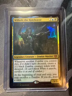 Wilhelt, the Rotcleaver Commander: Innistrad: Midnight Hunt, FOIL - Image 1
