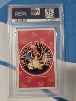 1996 Pokemon Red Playing Card Deck Clefairy 9 Of Hearts PSA 9 - Image 2