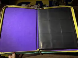 Vault X Scarlet & Violet 6, 9 Card Zipper Binder - Image 2