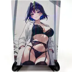 Hololive Ouro Kronii Sexy Anime Waifu Girl Doujin Lewd Goddess Story Art Card - Image 2