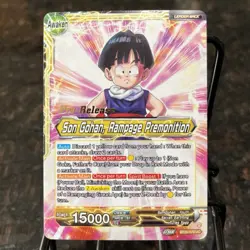 Son Gohan Rampaging Premonition PRERELEASE STAMPED Dragon Ball Super Card | NM - Image 1