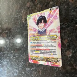 Son Gohan Rampaging Premonition PRERELEASE STAMPED Dragon Ball Super Card | NM - Image 2