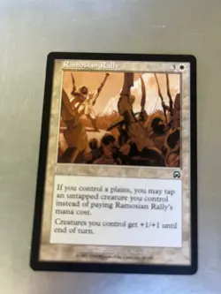 Ramosian Rally LP 1999 Mercadian Masques Magic Cards, COMBINED SHIPPING - Image 1
