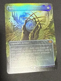 Mox Opal (Borderless) Double Masters Foil #362 NM/LP - Image 1