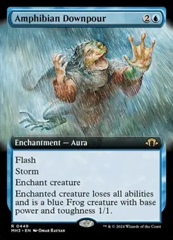 Amphibian Downpour - Extended Art MH3 LP MTG - Image 1