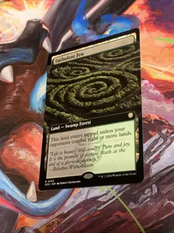 MTG Turbulent Fen (Extended Art) Commander: Secrets of Strixhaven Rare Mint - Image 2