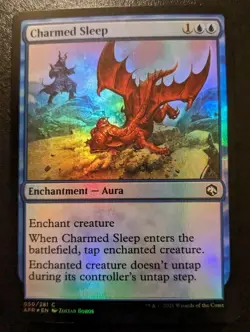 Charmed Sleep 050/281 AFR Foil Common Adventures In The Forgotten Realms MTG - Image 1