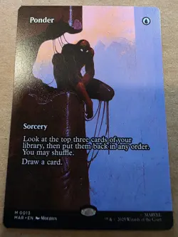 Ponder - (Borderless) Marvel Universe Eternal-Legal Regular - Mtg - Image 1