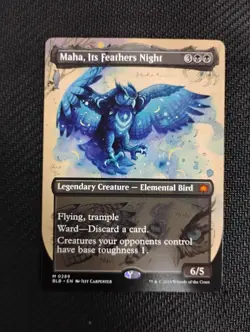 Maha, Its Feathers Night (Borderless) BLB #289 Regular NM - Image 1