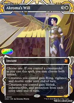 Akroma's Will EN [SOA - 1] - NM [Foil] TCG MTG - Image 1