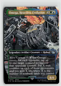 MTG Final Fantasy Omega, Heartless Evolution Borderless x1 NM Uncommon - Image 1