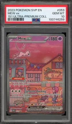 Pokemon Mew ex 151 Ultra-Premium Coll. Full Art Promo SVP EN 053 PSA 10 Gem Mint - Image 1
