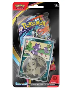 Pokemon Mega Evolution Chaos Rising Booster Pack + Toxel Promo Card SEALED - Image 3
