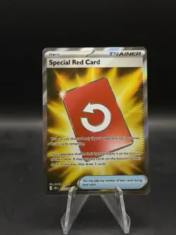 Full Art Special Red Card English Pokemon 113/086 NM Chaos Rising - Image 1