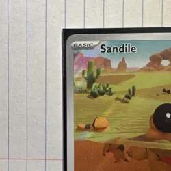 Nintendo Sv: Black Bolt Sandile 135/086 Reverse Holo Basic 70 HP ENG - Image 2