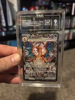 Charizard ex 223/197 SV03: Obsidian Flames Holo Pokemon Tag Graded 9 Rare - Image 1