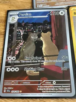 Pokemon Shrouded Fable Persian 078/064 Illustration Rare Energy 099/064 Pecharun - Image 2