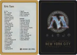 Decklist - Eric Tam - 1996 ~ Moderately Played Pro Tour B MTG Magic UltimateMTG - Image 1
