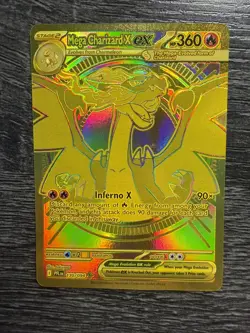 Pokemon Mega Charizard X EX 130/094 Phantasmal Flames Mega Hyper Rare 360HP Holo - Image 1
