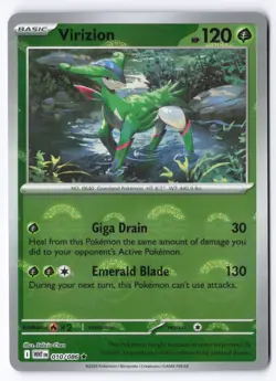 Pokemon TCG Virizion 010/086 White Flare Pokeball Holo NM - Image 1