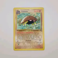 KABUTO KING SIGNED 👑 1999 Pokemon Fossil Unlimited 50/62 Kabuto King Autograph - Image 1