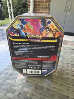 Pokemon TCG: Mega Charizard Y ex Tin Brand New Factory Sealed - Image 3