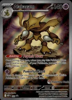 Alakazam - (Pokemon Center Exclusive) Promo MEP ME: Mega Evolution Promo 009 - Image 1