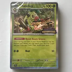 Pokemon Twilight Masquerade - SVP 115 Thwackey - Prerelease Deck - Sealed - Image 1