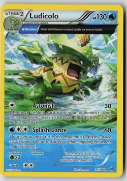 Ludicolo 37/160 Rare Primal Clash Pokemon LP - Image 1