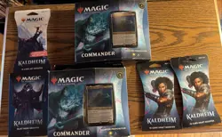 Magic The Gathering Kaldheim 2 Commander Deck Phantom Premonition Plus Boosters - Image 1