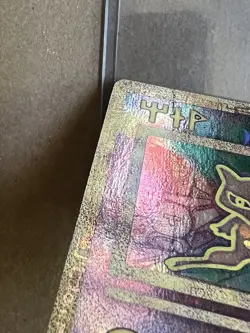 VINTAGE 1999 Pokemon Ancient Mew Holo Swirl (Damage) - Image 5