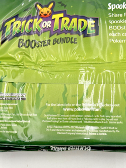 2023 Pokemon TCG Trick or Trade SPOOKY GREEN BOOster Bundle- 50 Mini Packs NEW 820650852572 - Image 5