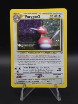 Porygon2 Neo Revelation Holo Rare Vintage 12/64 70 HP 2000 English - Image 1