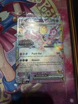 Pokemon Espeon ex -034/131 (Prismatic Evolutions Stamp) Sealed - Image 1