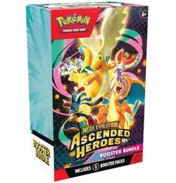 Pokemon TCG Ascended Heroes Booster Bundle [6 packs] New (SEALED) - Image 1
