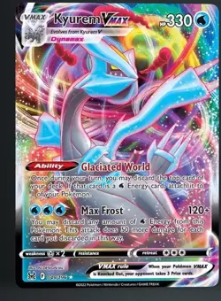 Pokemon Kyurem VMAX 049/196 Swsh11: Lost Origin Ultra Rare Holo English - Image 1