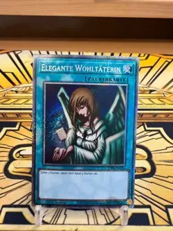 Yugioh Elegante Wohltaterin Platinum Secret Rare RA03-DE116 - Image 1