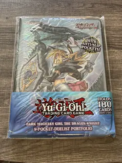 Yu-Gi-Oh! Dark Magician Girl the Dragon Knight 9 Pocket Duelist Portfolio Binder - Image 1