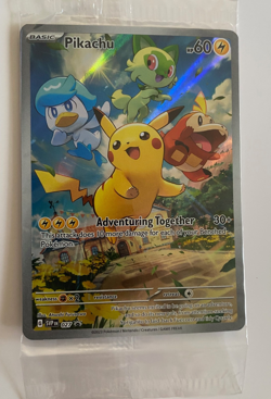 Pokemon TCG Pikachu 027 Sv: Scarlet & Violet Promo Card Sealed - Image 2