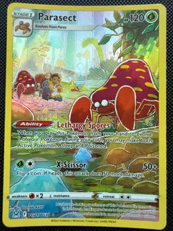 Parasect TG01/TG30 Lost Origin Holo Full Art Trainer Gallery Pokemon TCG NM - Image 1