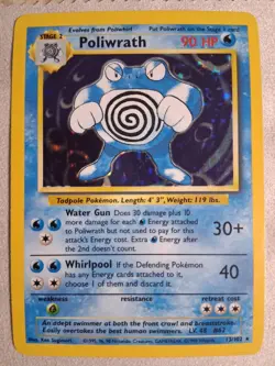 Poliwrath 013/102 Base Set (Shadowless) Holo 1999 Vintage Rare WOTC Pokemon TCG - Image 1