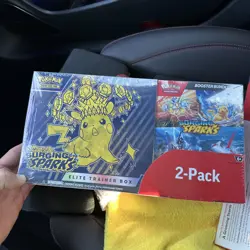Pokemon Scarlet & Violet Surging Sparks Elite Trainer Box & Booster Bundle New! - Image 1