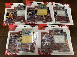 Pokemon Destined Rivals 3-pack Blister LOT OF 5 - Image 1