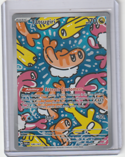 2024 Pokemon TCG Twilight Masquerade Tatsugiri TWM 186/167 - Image 1