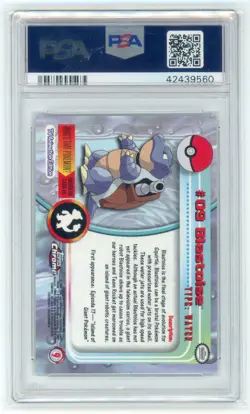 Blastoise (#9) - PSA 10 - 2000 Topps Chrome - Pokemon T.V. - Image 2
