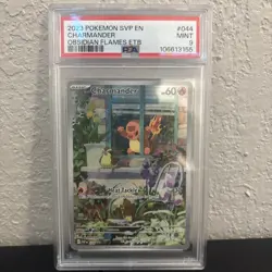Pokemon TCG Charmander Obsidian Flames Promo #044 PSA Gem Mint 9 - Image 1